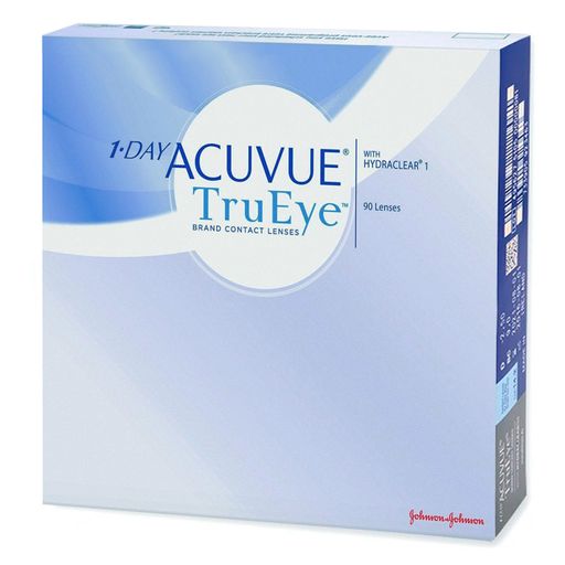 1-Day Acuvue TruEye Линзы контактные Однодневные, BC=8.5 d=14.2, D(-4.50), 90 шт.
