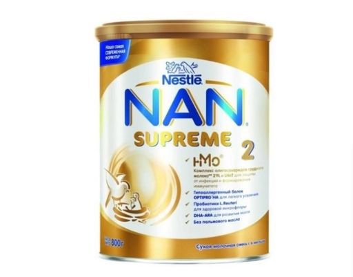 NAN Supreme 2, для детей с 6 месяцев, смесь молочная сухая, 800 г, 1 шт.